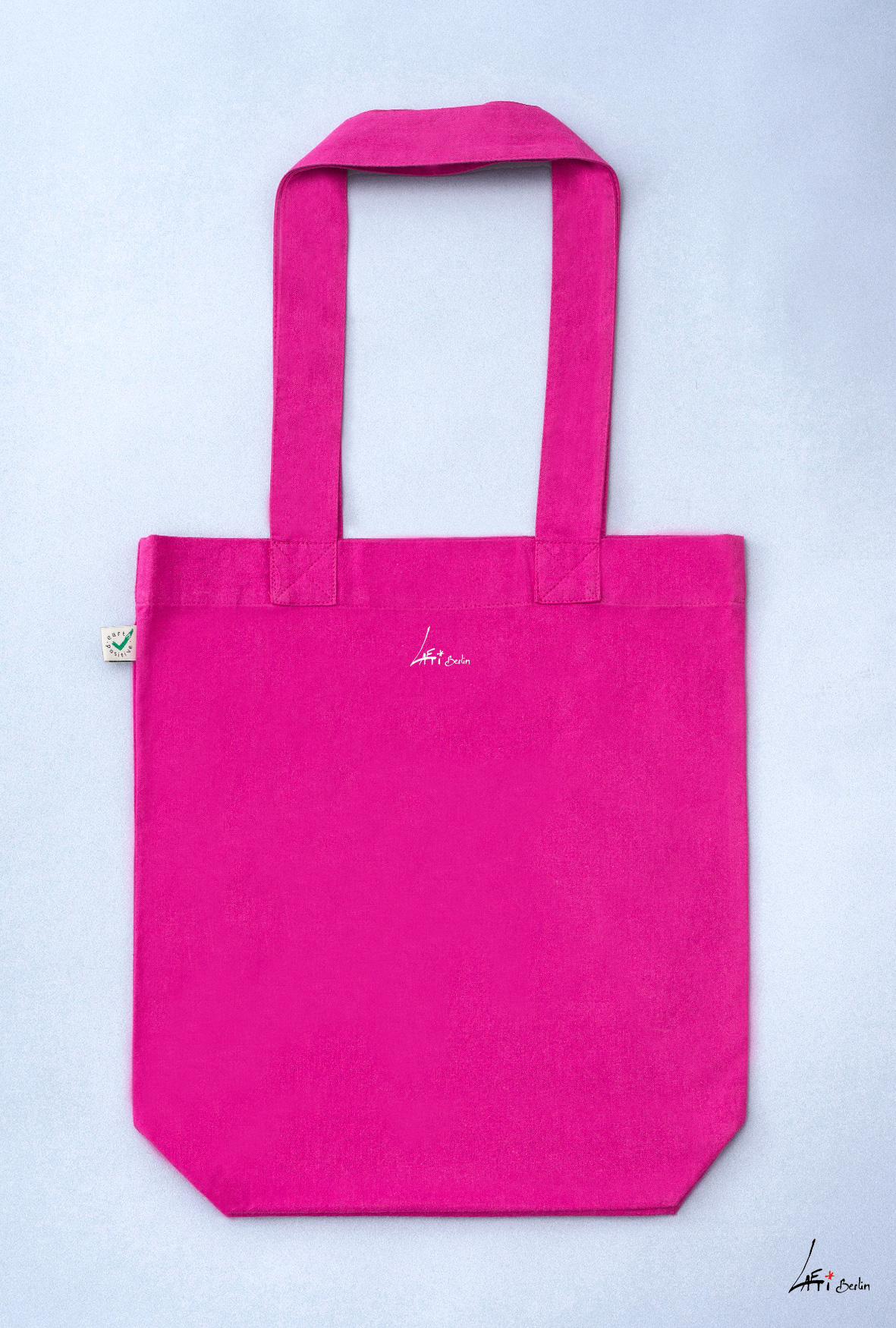 hot pink tote bag