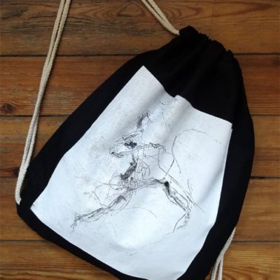 Gym Bag Black Laeti-Berlin, ‎Electric Dancer, ‎bio & ‎fairtrade textil