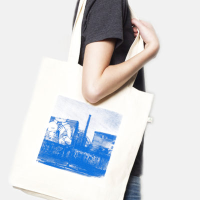 Tote bag recycled Cuvrystr. natural Laeti-Berlin