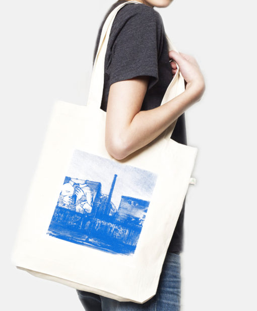 Tote bag recycled Cuvrystr. natural Laeti-Berlin