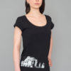 T-shirt long Noir - Femme - Anhalter Bahnhof