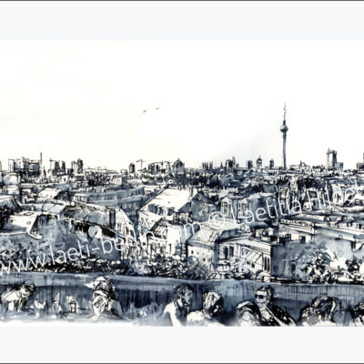 Carte postale Panorama Berlin Klunkerkranich