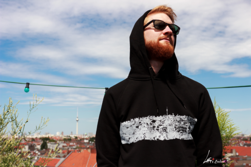 hoodie panorama berlin white