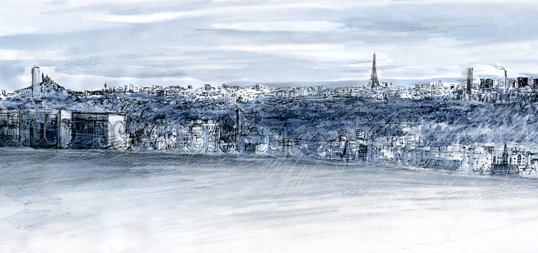26.12.2017- Panorama Paris, Terrasse Mont Valérien (Suresnes, Fr.)