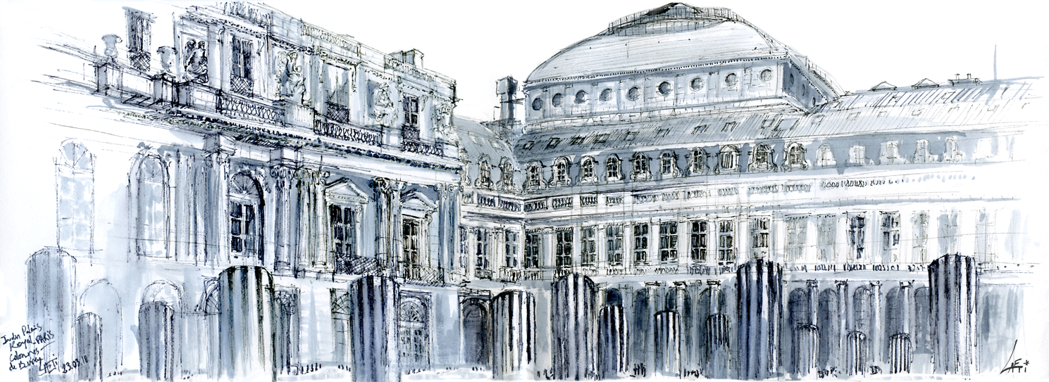 23.03.18- Colonnes de Buren, Palais Royal – Comédie Française (Paris, Fr.)