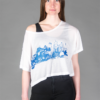 T-shirt Potsdamer Platz Berlin / blue-FACE-Tencel -WHITE- Woman