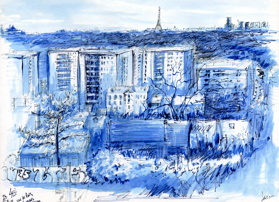 24.12.18- Paris panorama (Suresnes, Fr.)