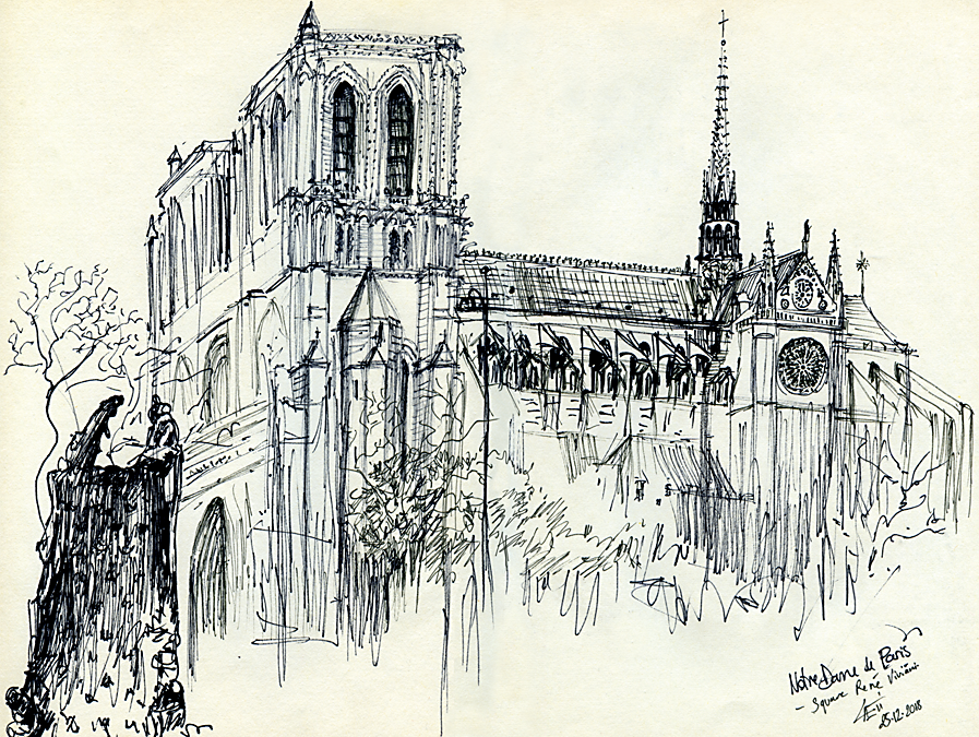 25.12.18- Cathédrale Notre-Dame (Paris- 4eme arr., Fr.)