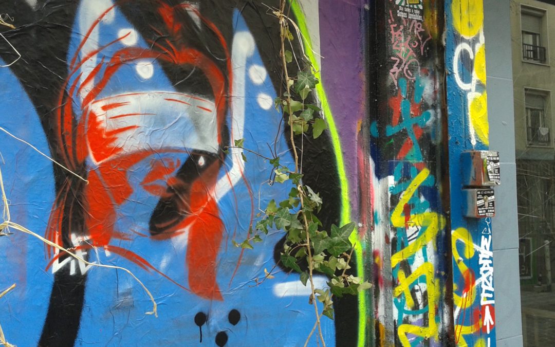 Wall-painting rue Denoyez, Paris