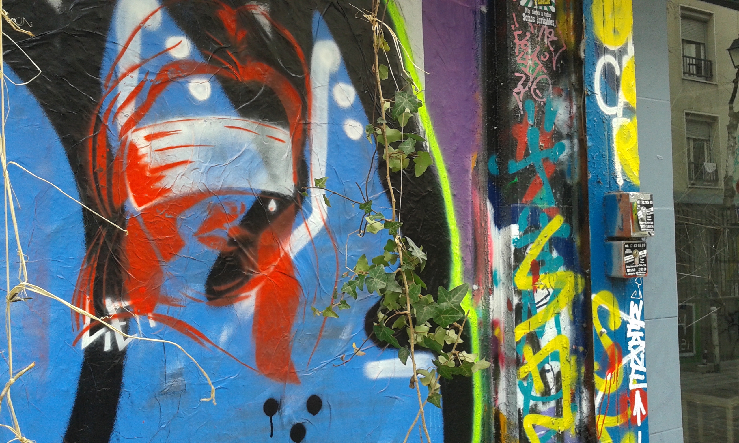 Wall-painting rue Denoyez, Paris