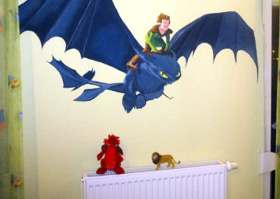 Dragon Wall painting- Child's roomZoom-09.01.2014-Laetitia-Hildebrand -2