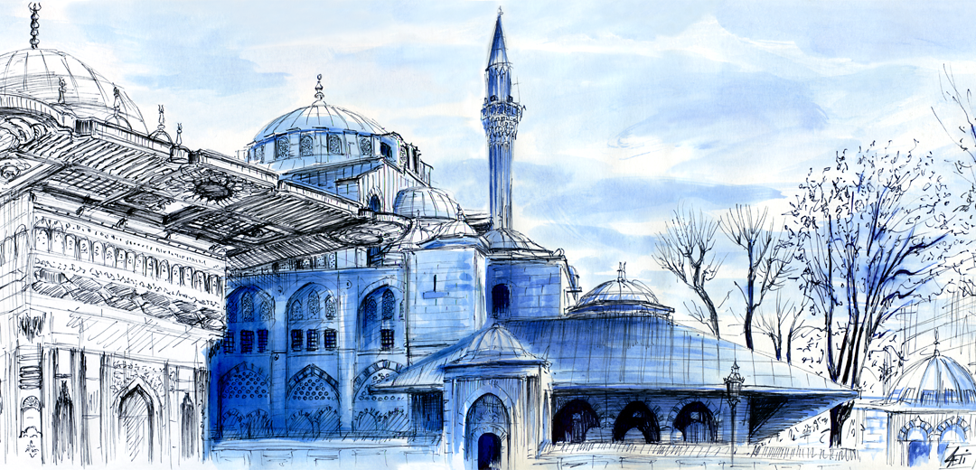 13.04.19- Brunnen am Arsenalplatz - Kilic Ali Paşa Moschee (Istanbul, Di.)