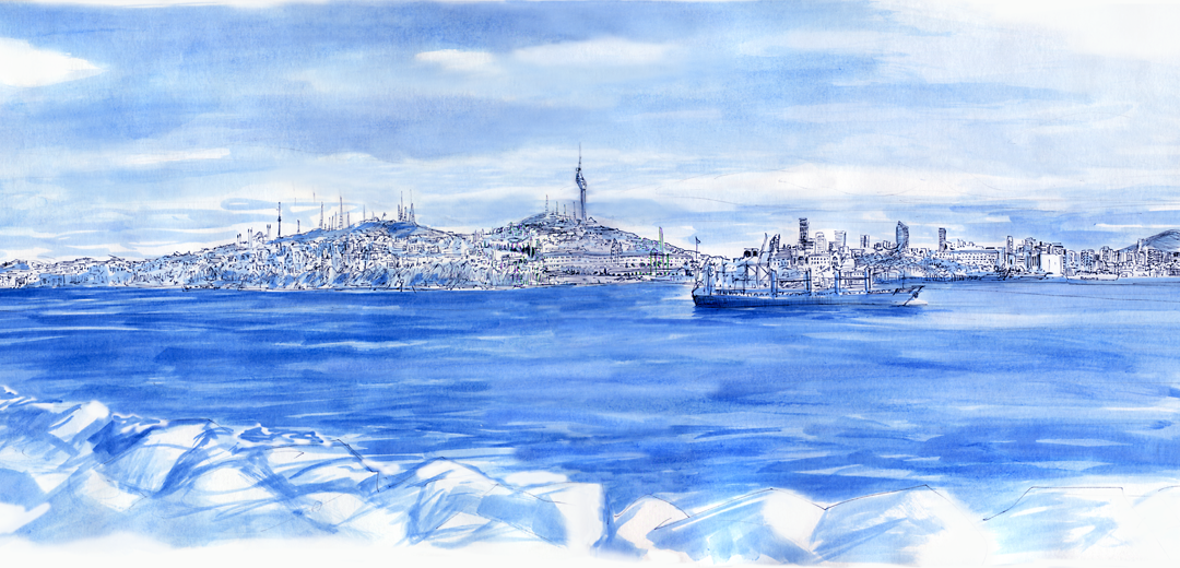 14.04.19- Skyline Asian part- Bosporus Strait (Istanbul, Tu.)