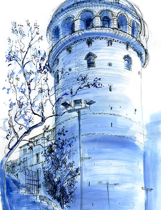 19.04.19- Galata-Turm (Istanbul, Di.)