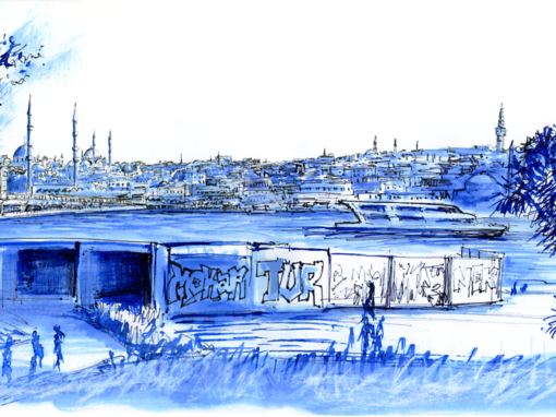 22.04.19- Galata Bridge – Skyline of Eminönü (Istanbul, Tu.)