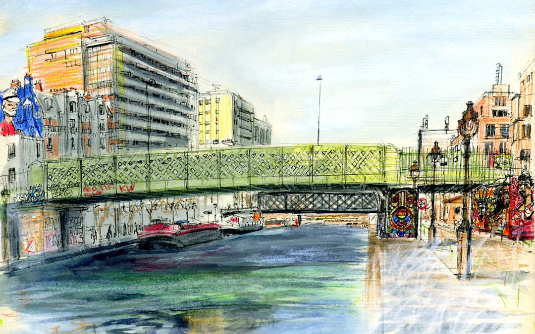 01.04.19- Canal de l’Ourcq, quai de la Marne (Paris- 19ème arr., Fr.)