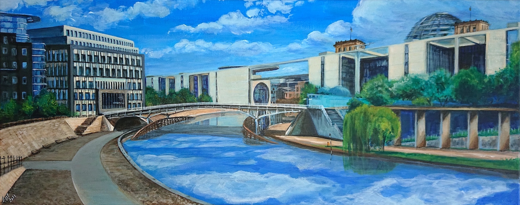ZENITH- Reflexion Berlin-Painting nr. 2 Zenith, serie Reflection Panoramic. Acryl on canvas, 75 x 30cm, Laetitia Hildebrand- 06.2021- Ohne Rahmen Web ZENITH- Reflection Berlin-Painting nr. 2 "Zenith", serie "Reflection Panoramic". Acryl on canvas, 75 x 30cm, Laetitia Hildebrand- 06.2021