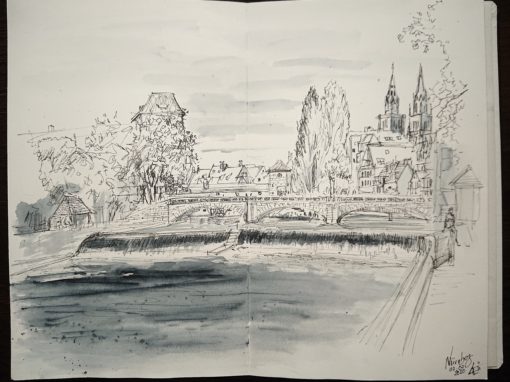 07.07.20- Maxbrücke, vieille ville (Nürnberg)