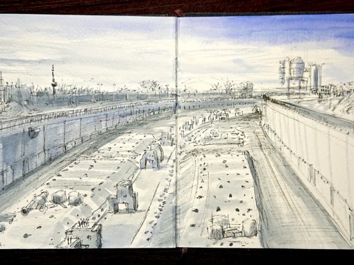 08.02.20- A 100, Baustelle (Berlin-Nkl)