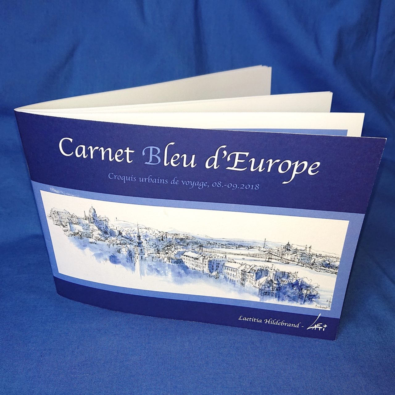 book Carnet Europe en Bleu, Urban Sketches