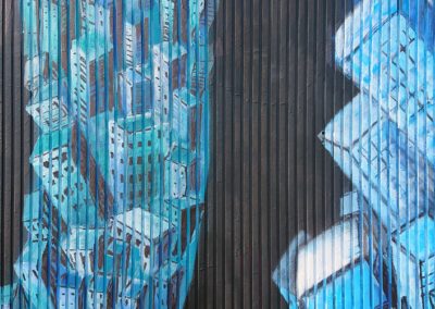 Big Zoom blue Part Laeti- Collab Wall Painting with Seb- 07.2022